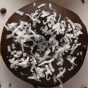 Picture of Chocolate Icing with Shredded Coconut